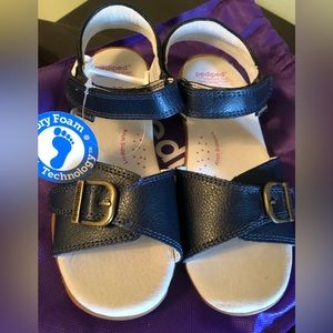 Pediped girl’s open-toe sandals with Velcro closure size EU 32 - US 1 new